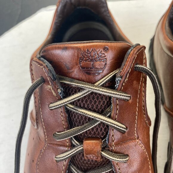 TIMBERLAND Lexington 55518 Brown Leather Lace Up Driving Oxfords Shoes Sz 11.5 M main image 13